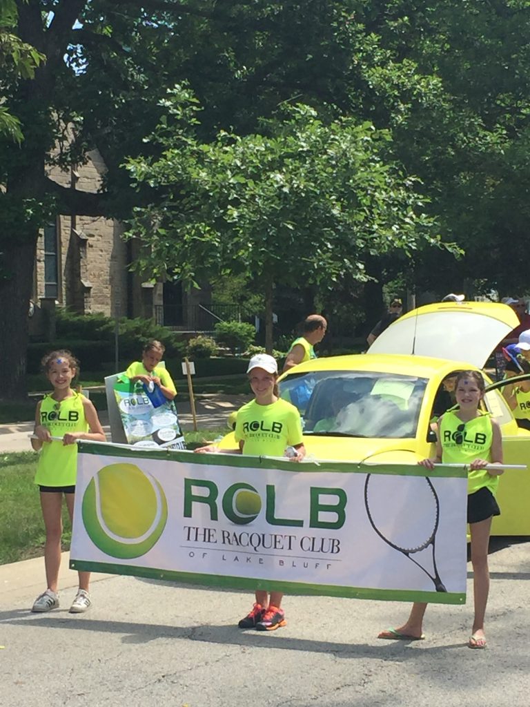 RCLB in Village of Lake Bluff Parade The Racquet Club of Lake Bluff